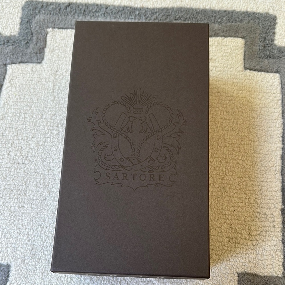 Sartore Dark Brown Embossed Box